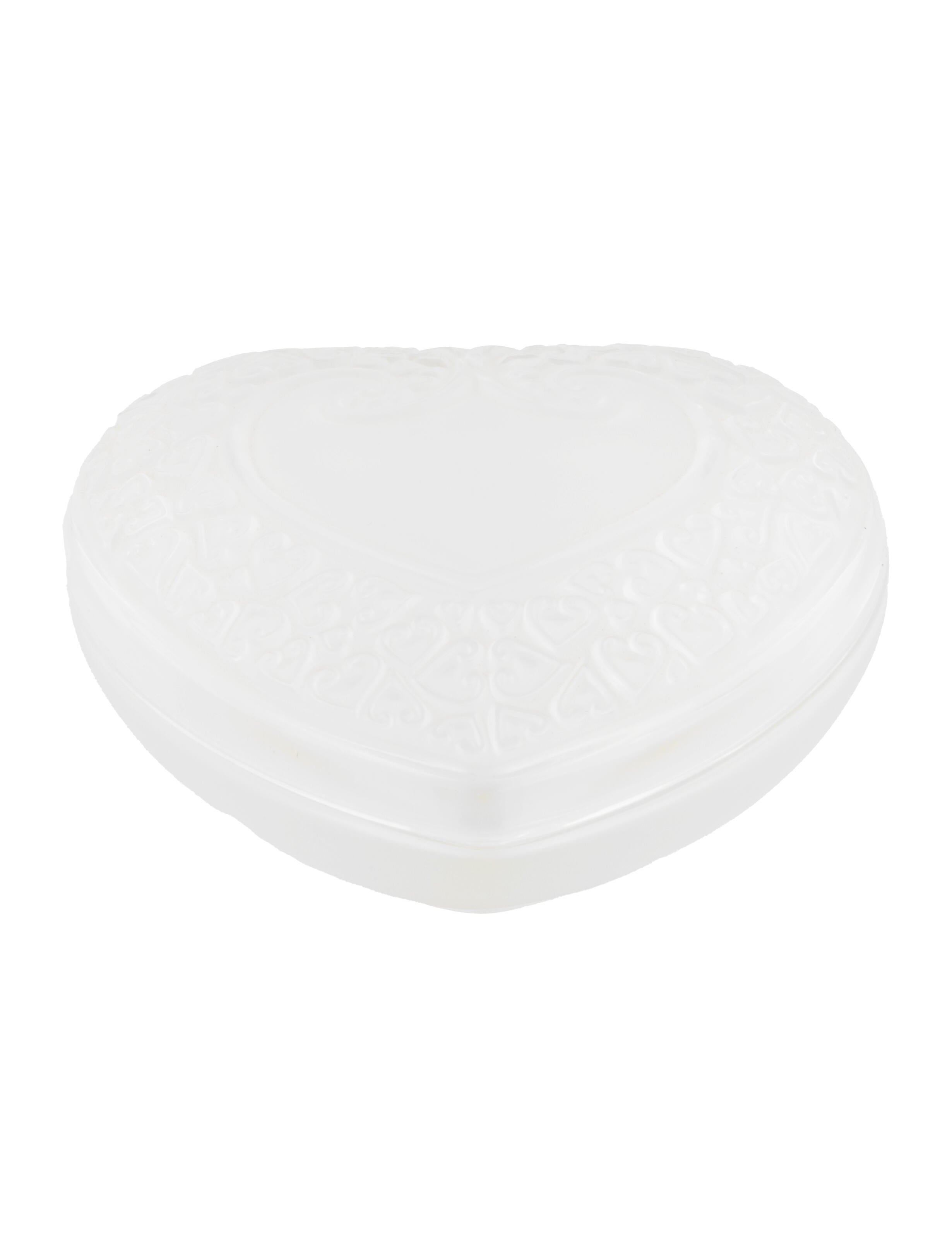 Lalique Crystal Coeur Boite