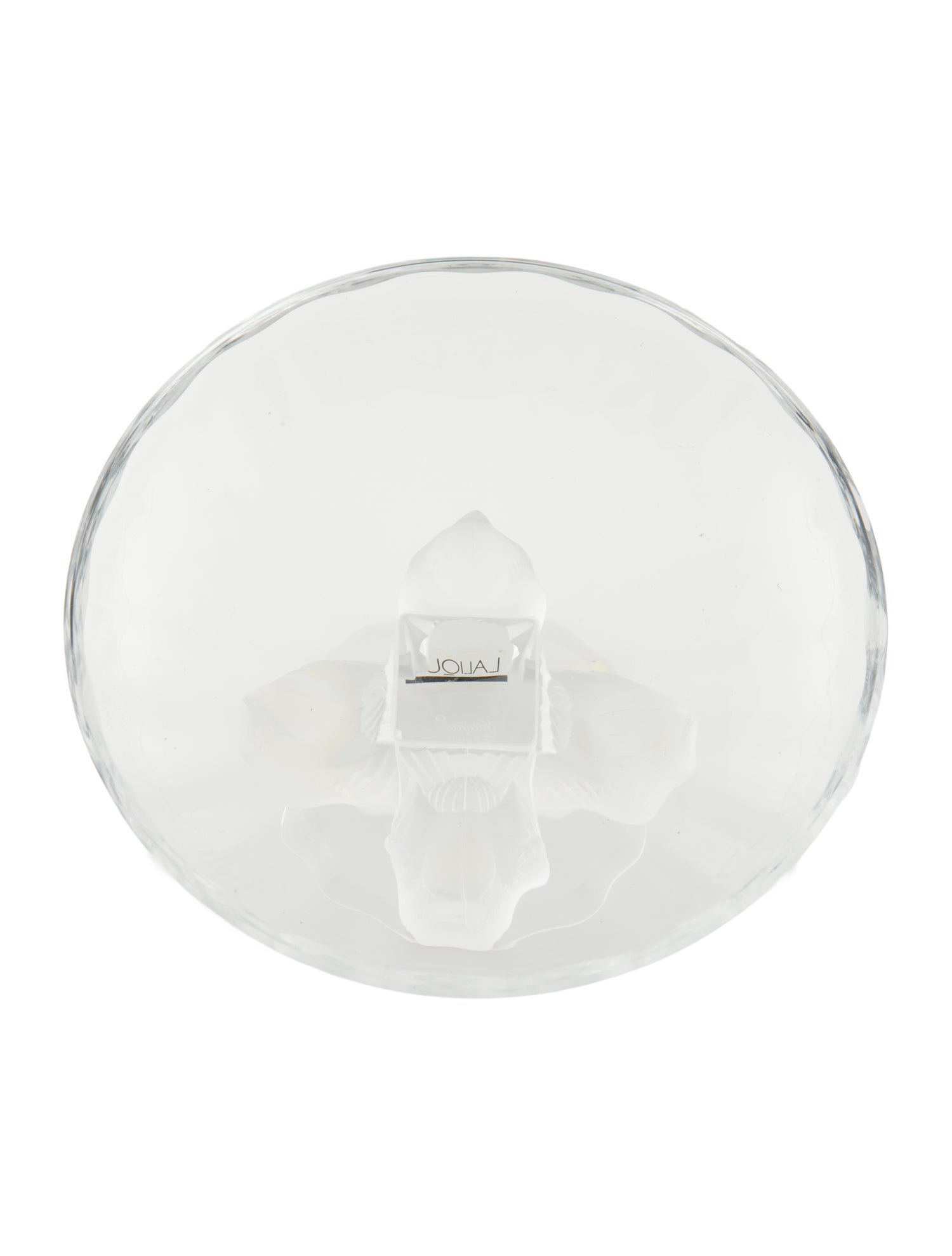 Lalique Crystal Nogent Bord Tazza Candy Dish