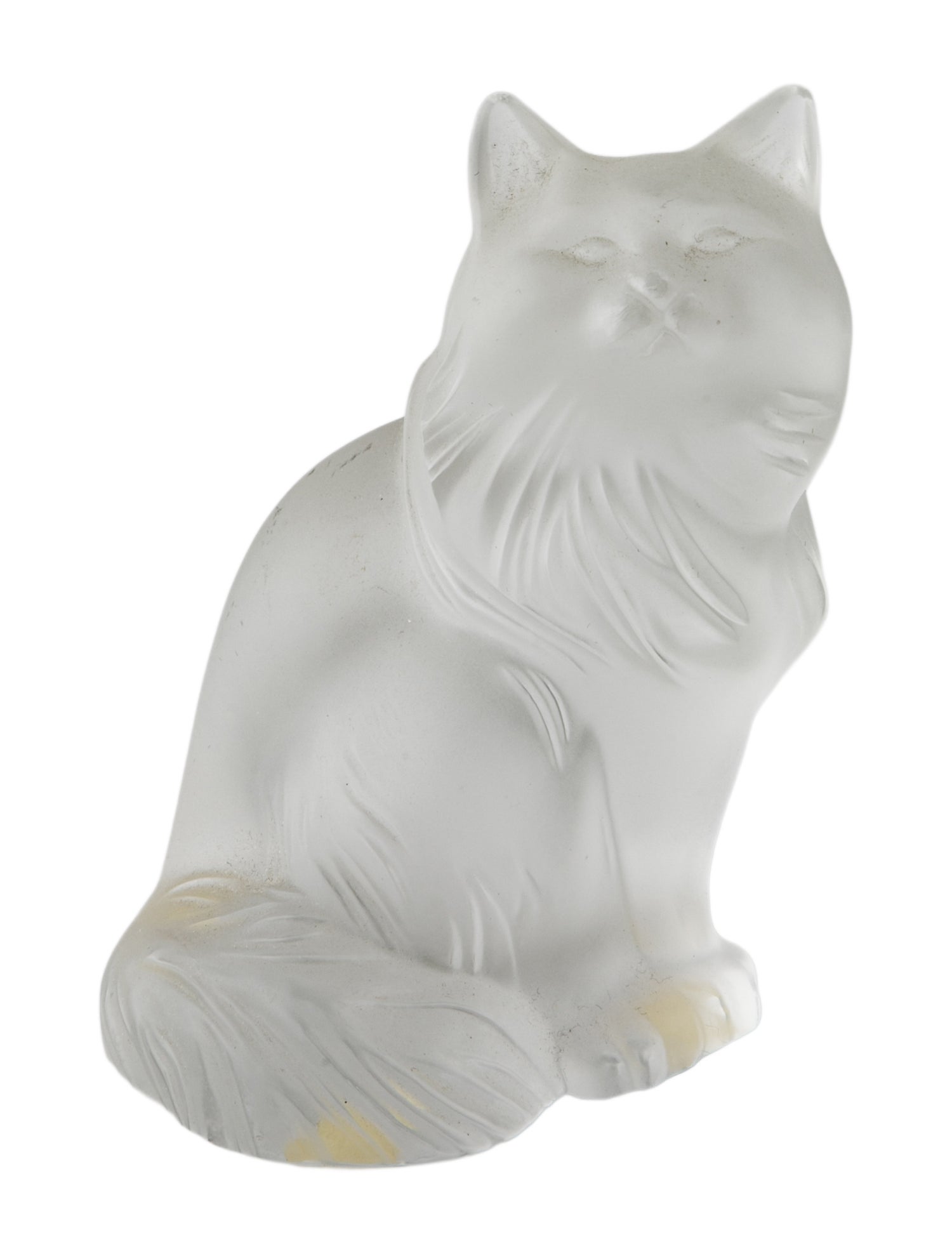 Lalique Cat Figurine