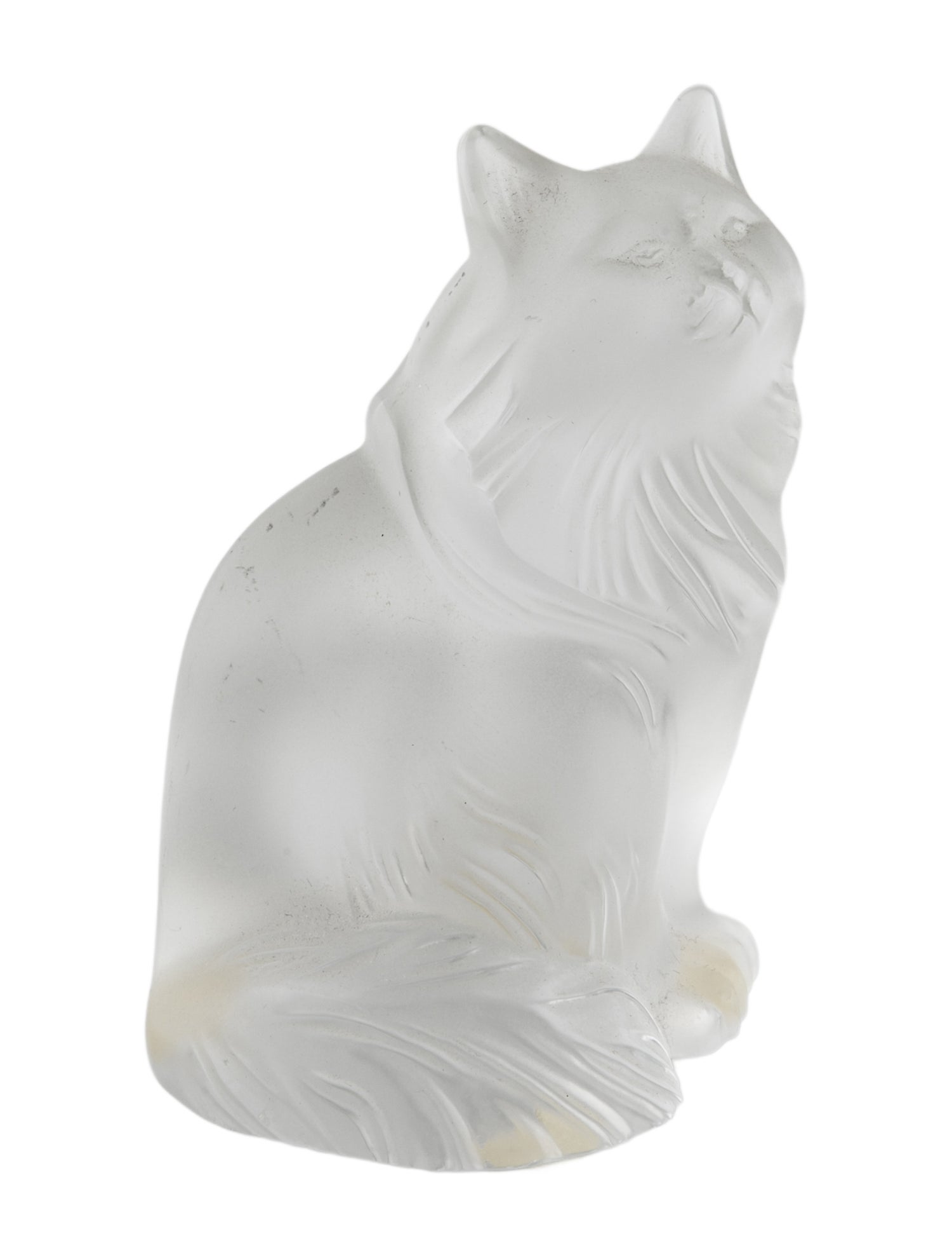 Lalique Cat Figurine