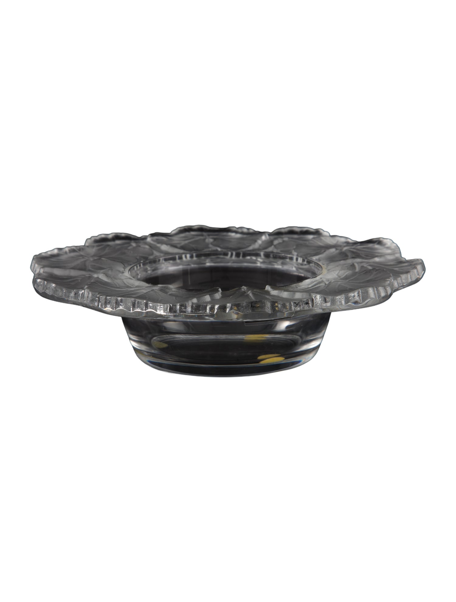 Lalique Crystal Honfleur Ashtray