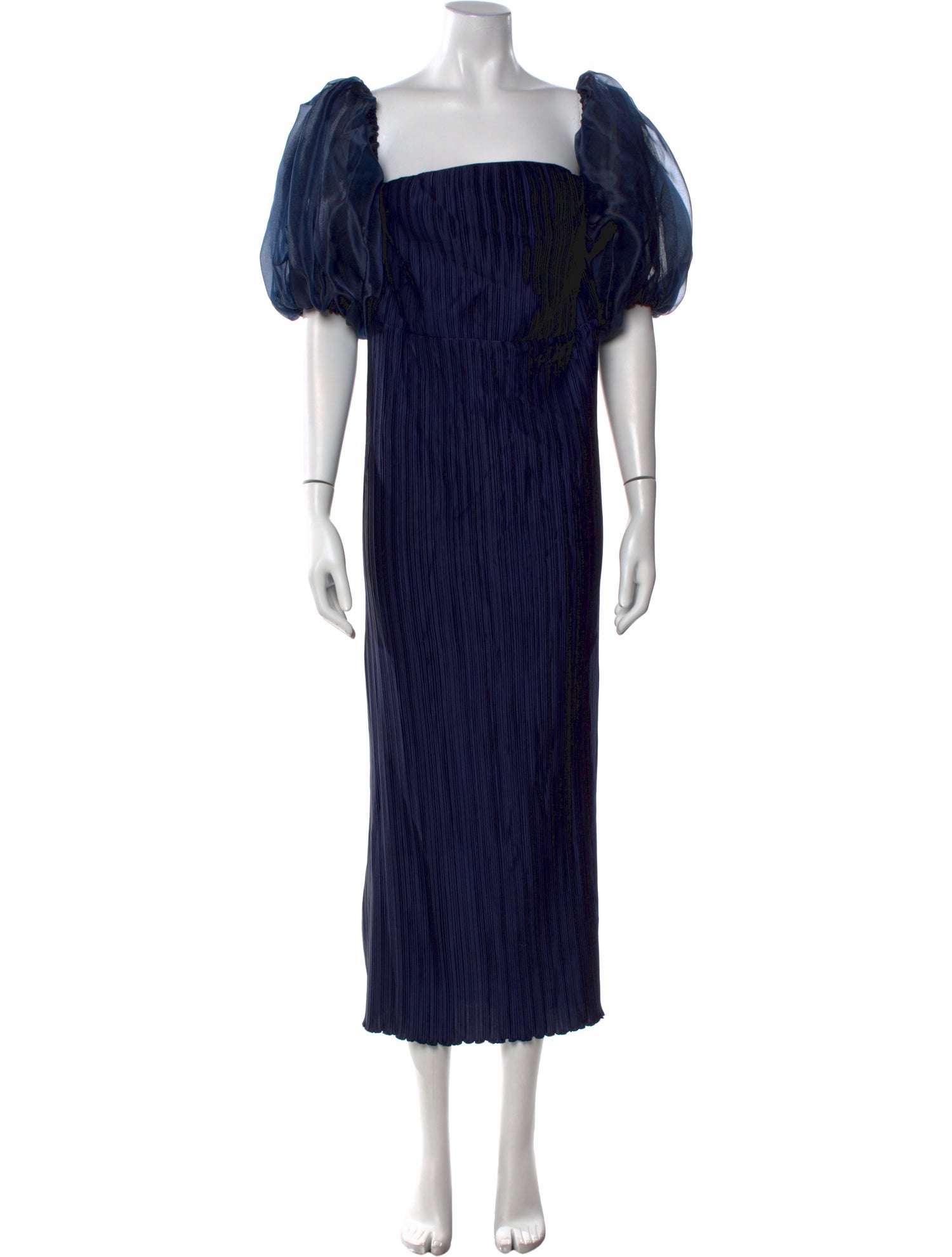 L'IDEE Square Neckline Midi Length Dress