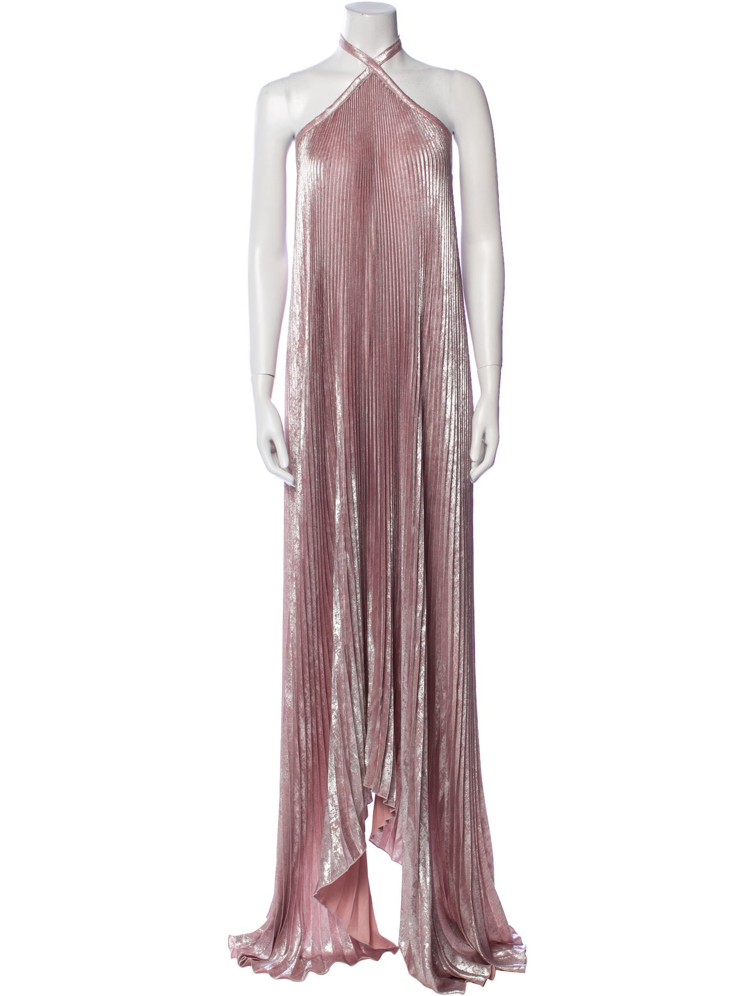 L'IDEE Halterneck Long Dress w/ Tags