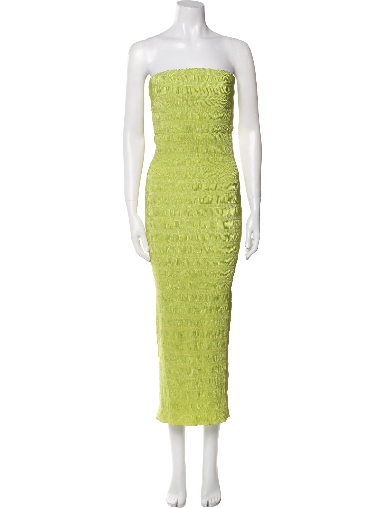 L'IDEE Strapless Midi Length Dress