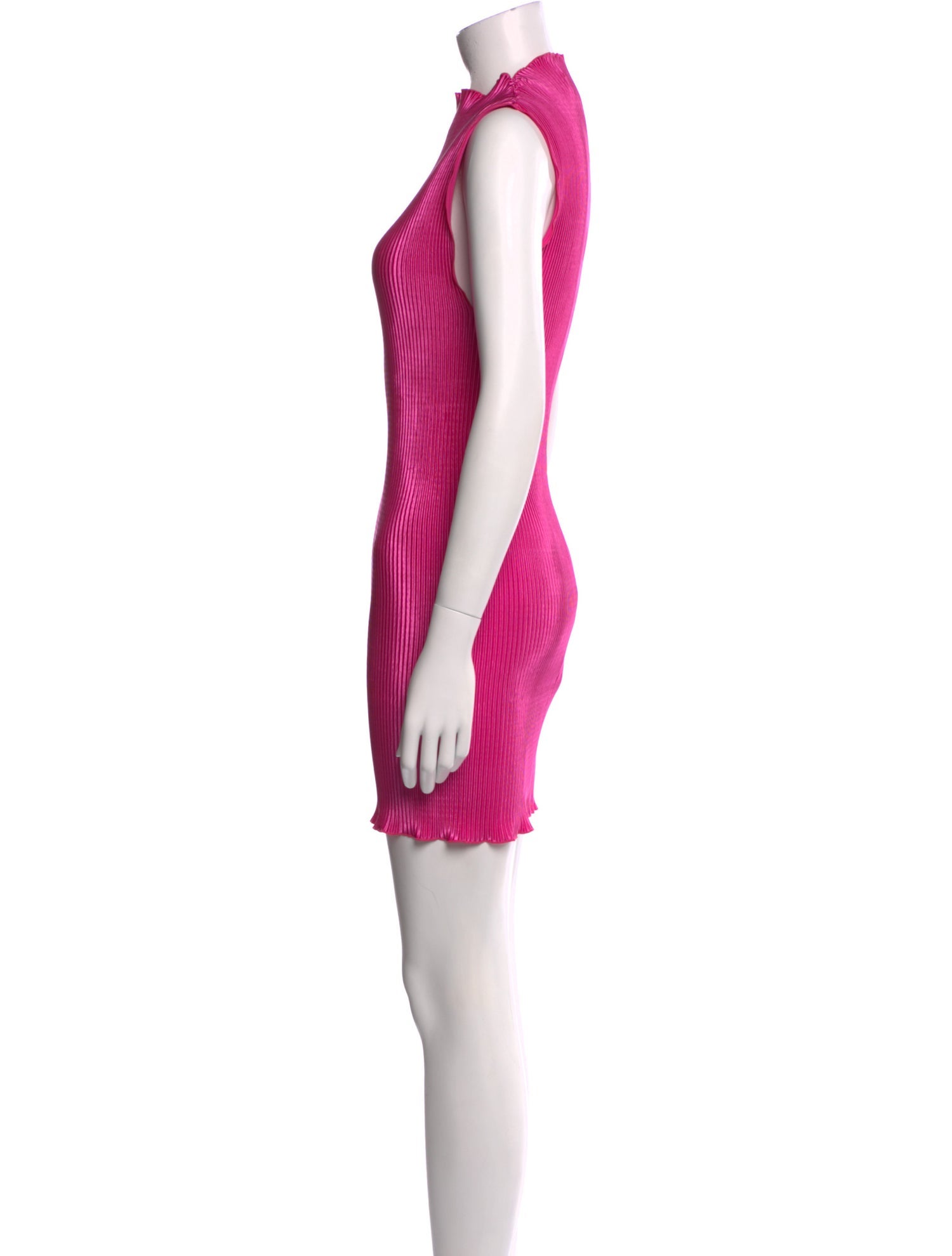 L'IDEE Mock Neck Mini Dress