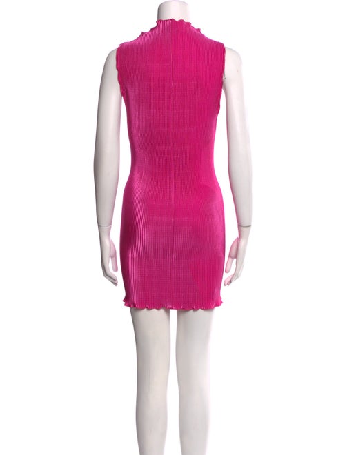 L'IDEE Mock Neck Mini Dress