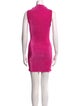 L'IDEE Mock Neck Mini Dress