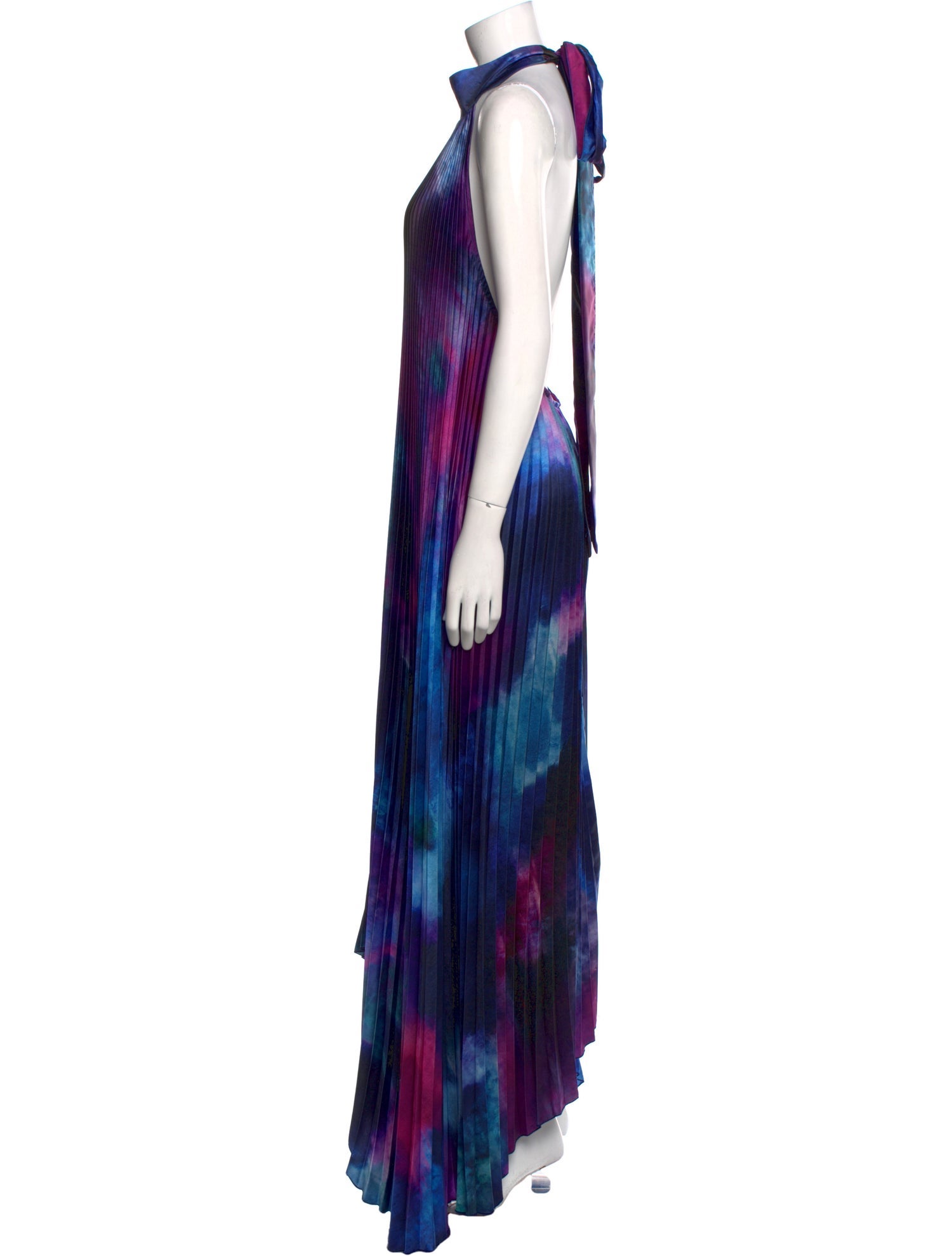L'IDEE Tie-Dye Print Long Dress