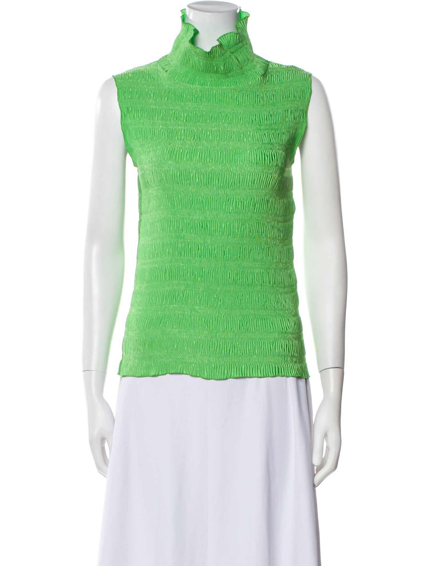 L'IDEE Printed Turtleneck Top