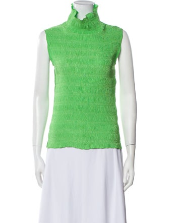 L'IDEE Printed Turtleneck Top