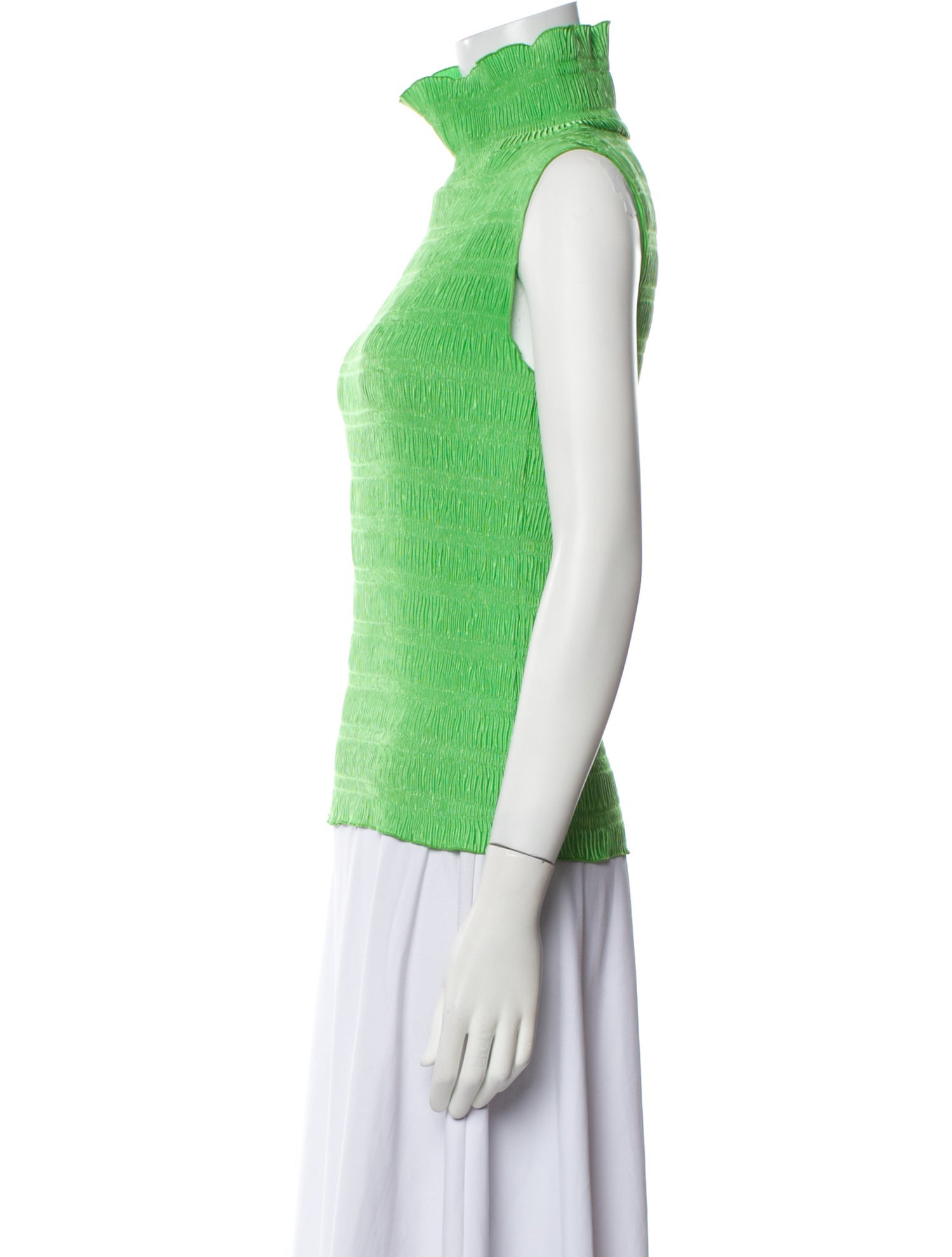 L'IDEE Printed Turtleneck Top