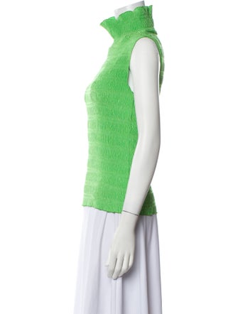 L'IDEE Printed Turtleneck Top