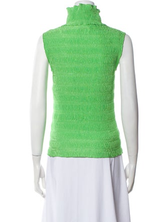 L'IDEE Printed Turtleneck Top