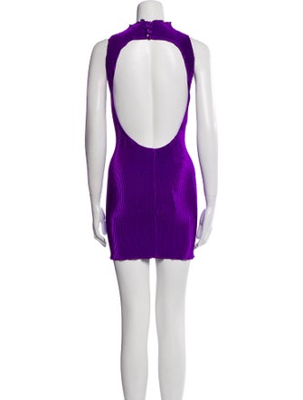 L'IDEE Mock Neck Mini Dress