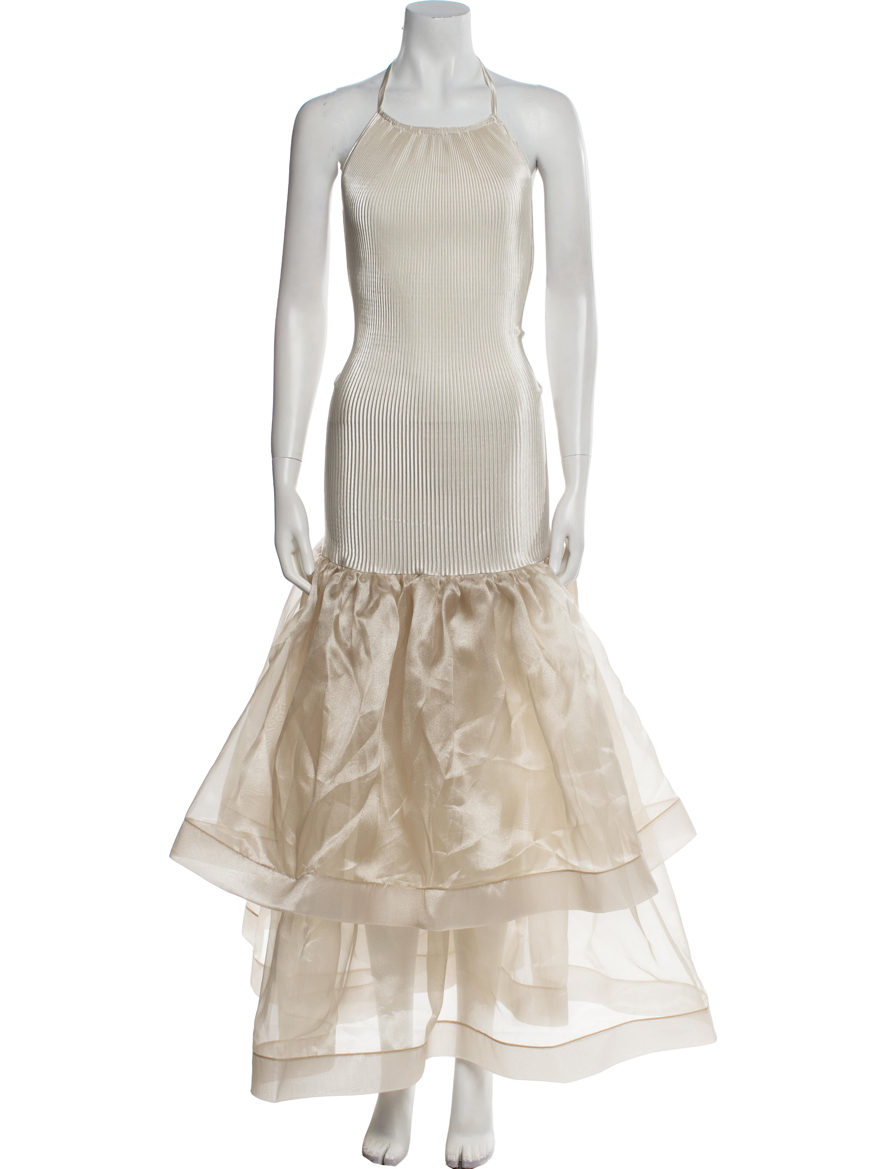 L'IDEE Halterneck Long Dress w/ Tags