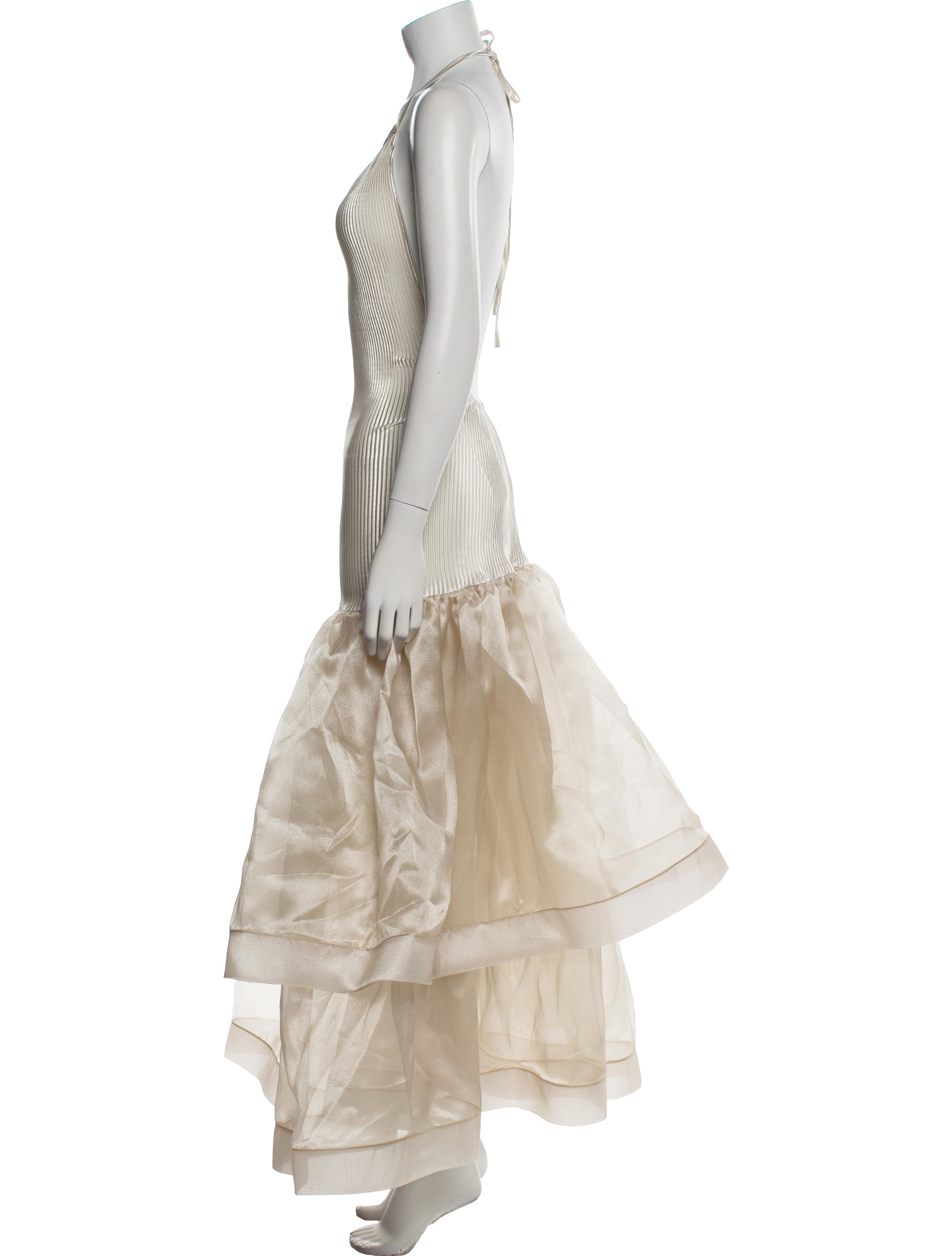 L'IDEE Halterneck Long Dress w/ Tags