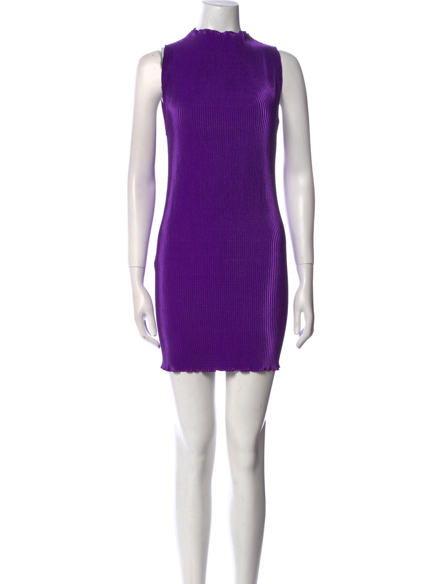 L'IDEE Mock Neck Mini Dress