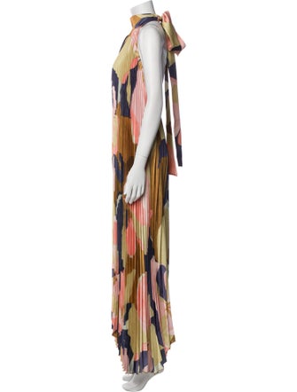 L'IDEE Printed Long Dress