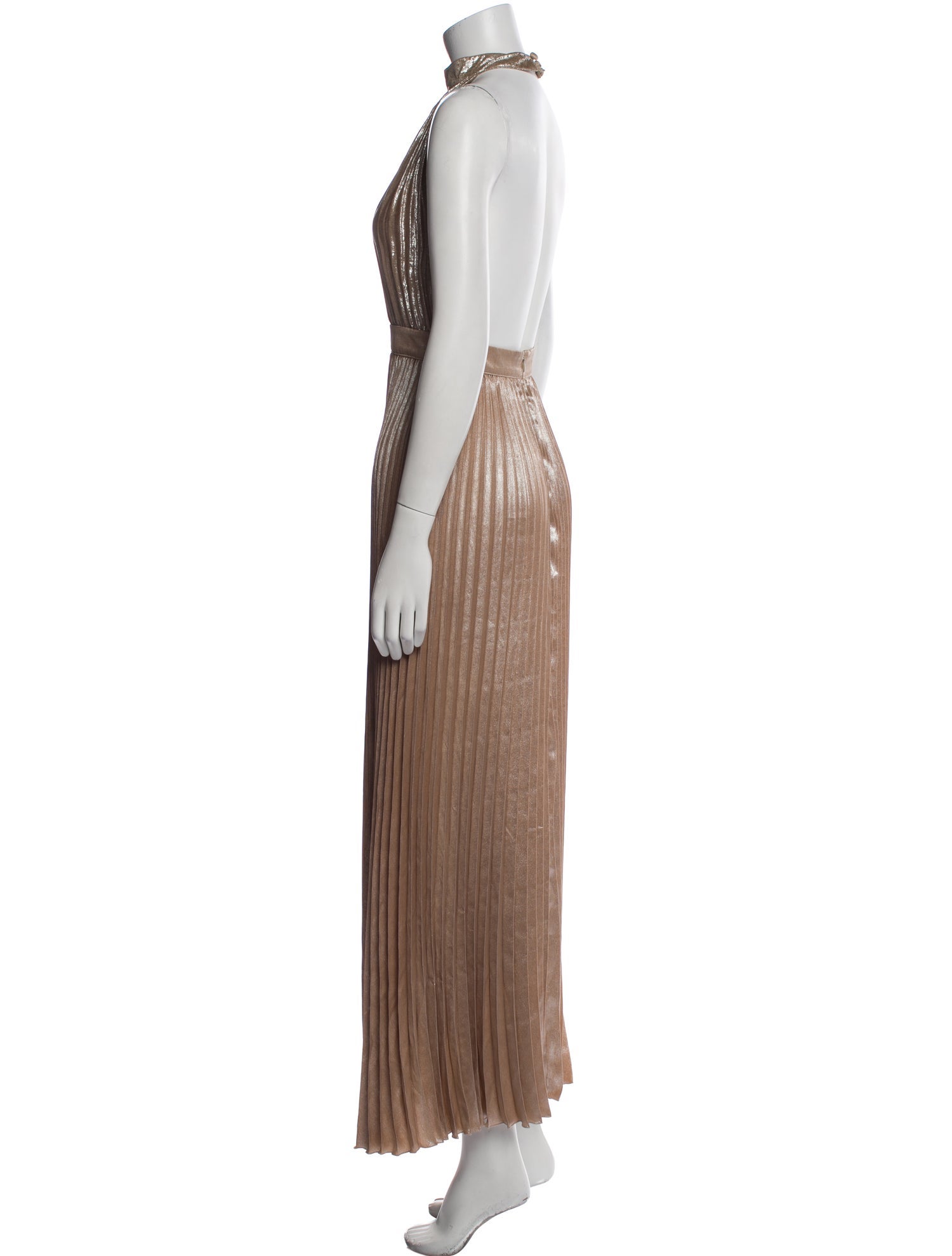 L'IDEE Halterneck Long Dress