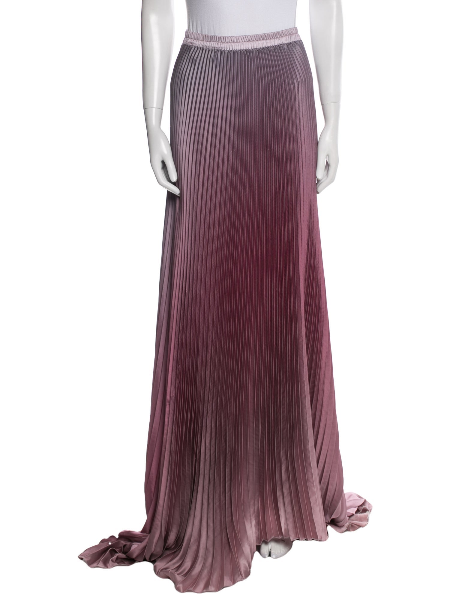 L'IDEE Striped Knee-Length Skirt