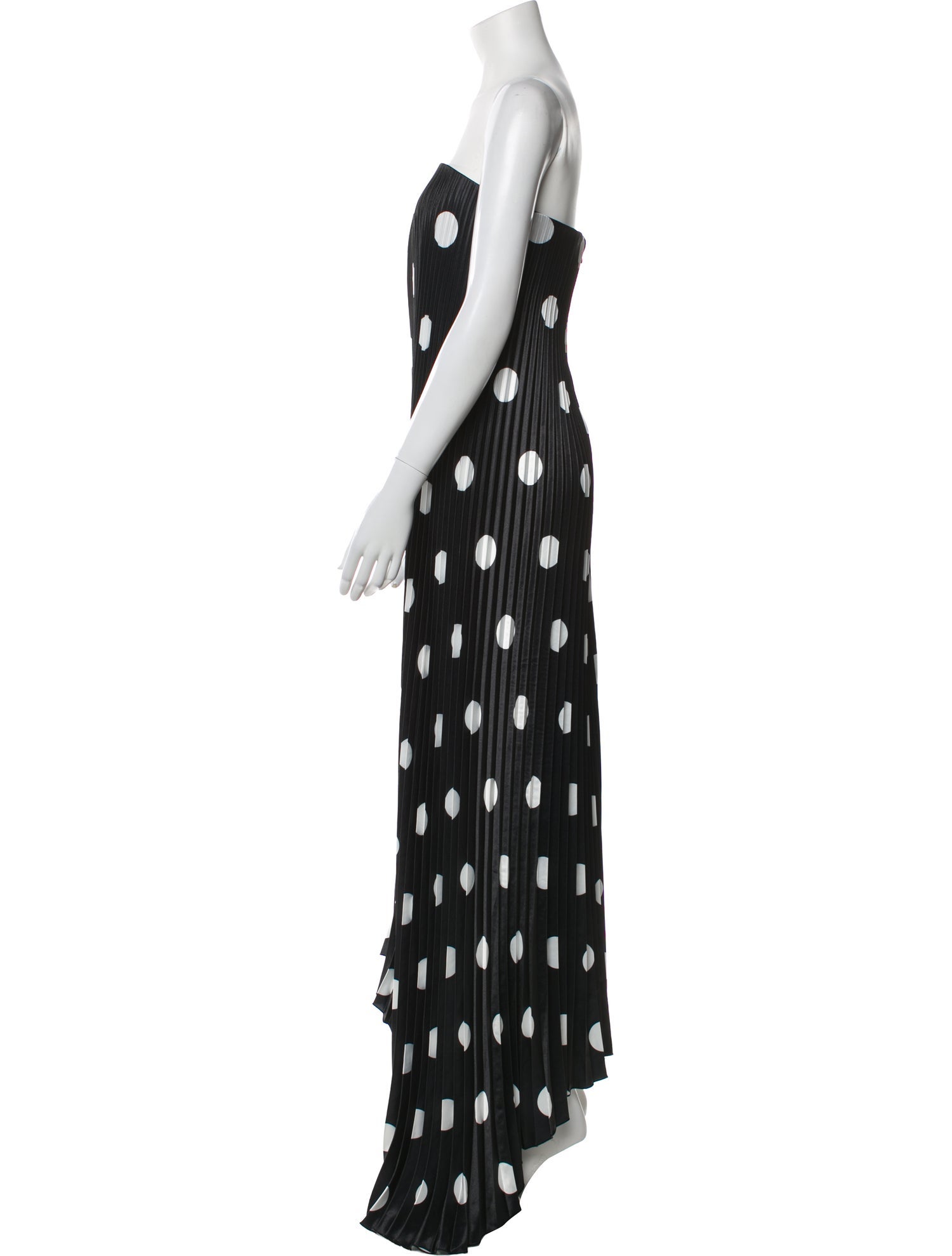 L'IDEE Polka Dot Print Long Dress w/ Tags