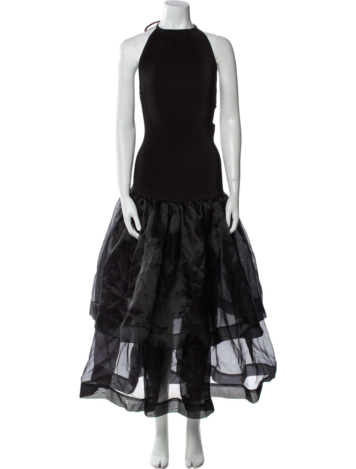 L'IDEE Halterneck Long Dress w/ Tags