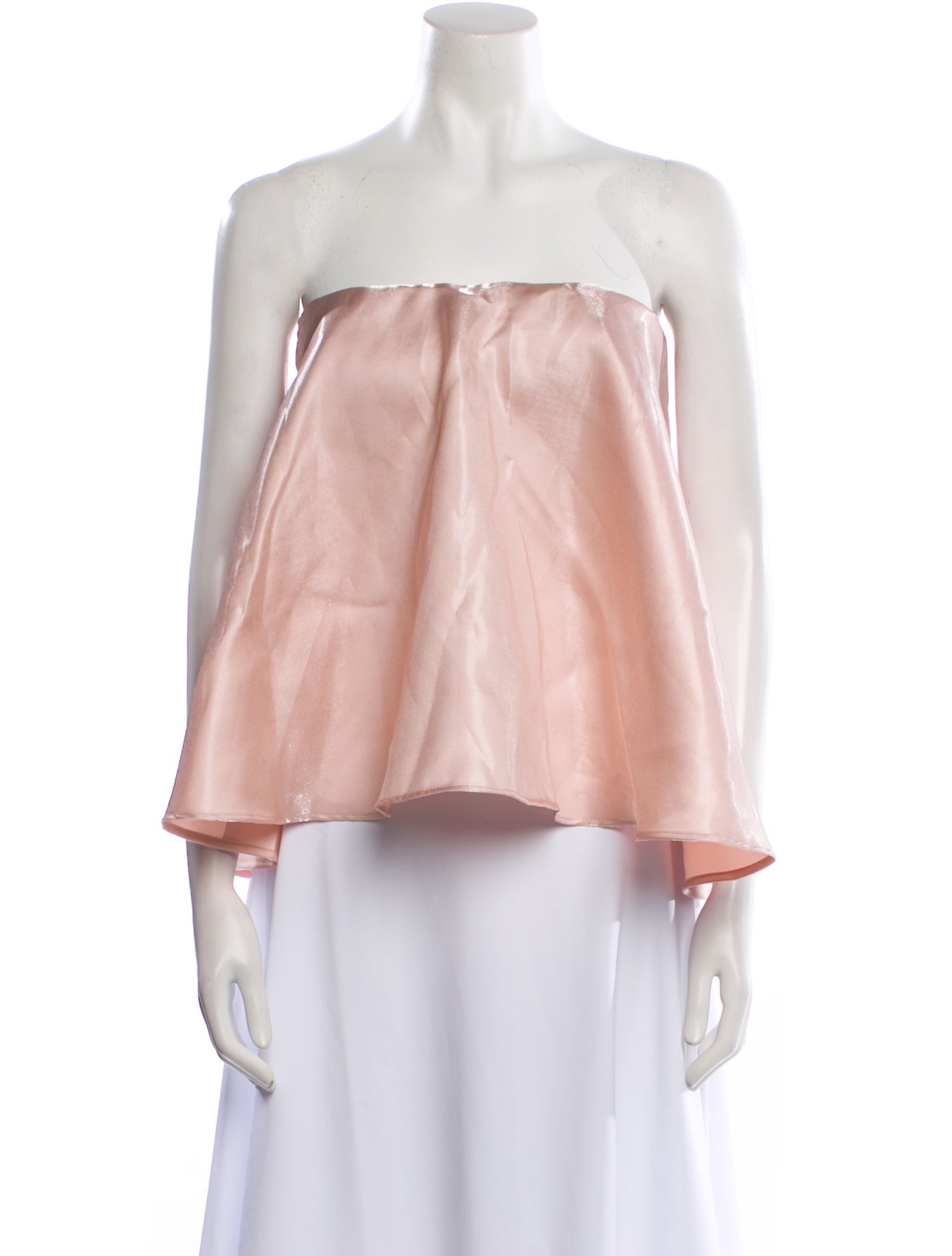 L'IDEE Strapless Three-Quarter Sleeve Blouse w/ Tags