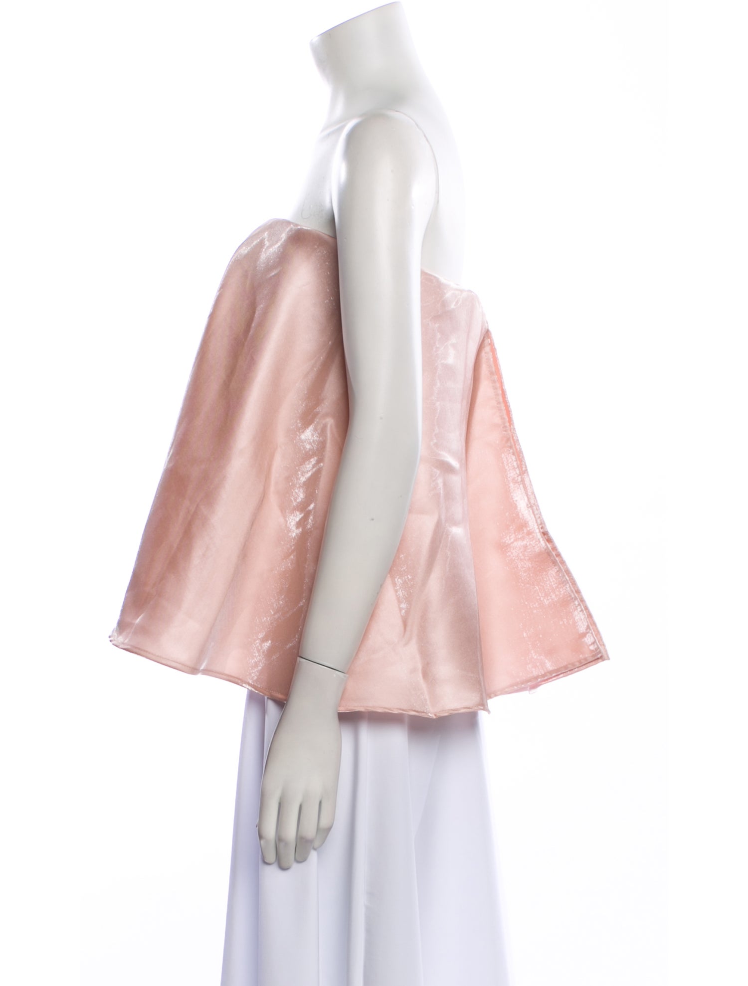 L'IDEE Strapless Three-Quarter Sleeve Blouse w/ Tags