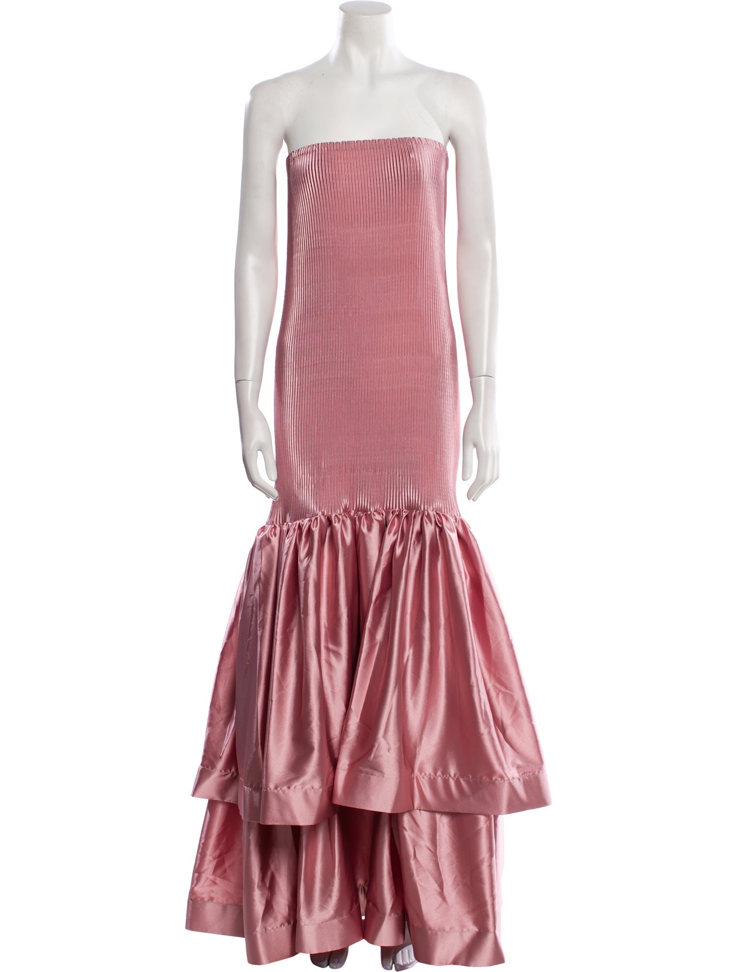 L'IDEE Strapless Midi Length Dress w/ Tags