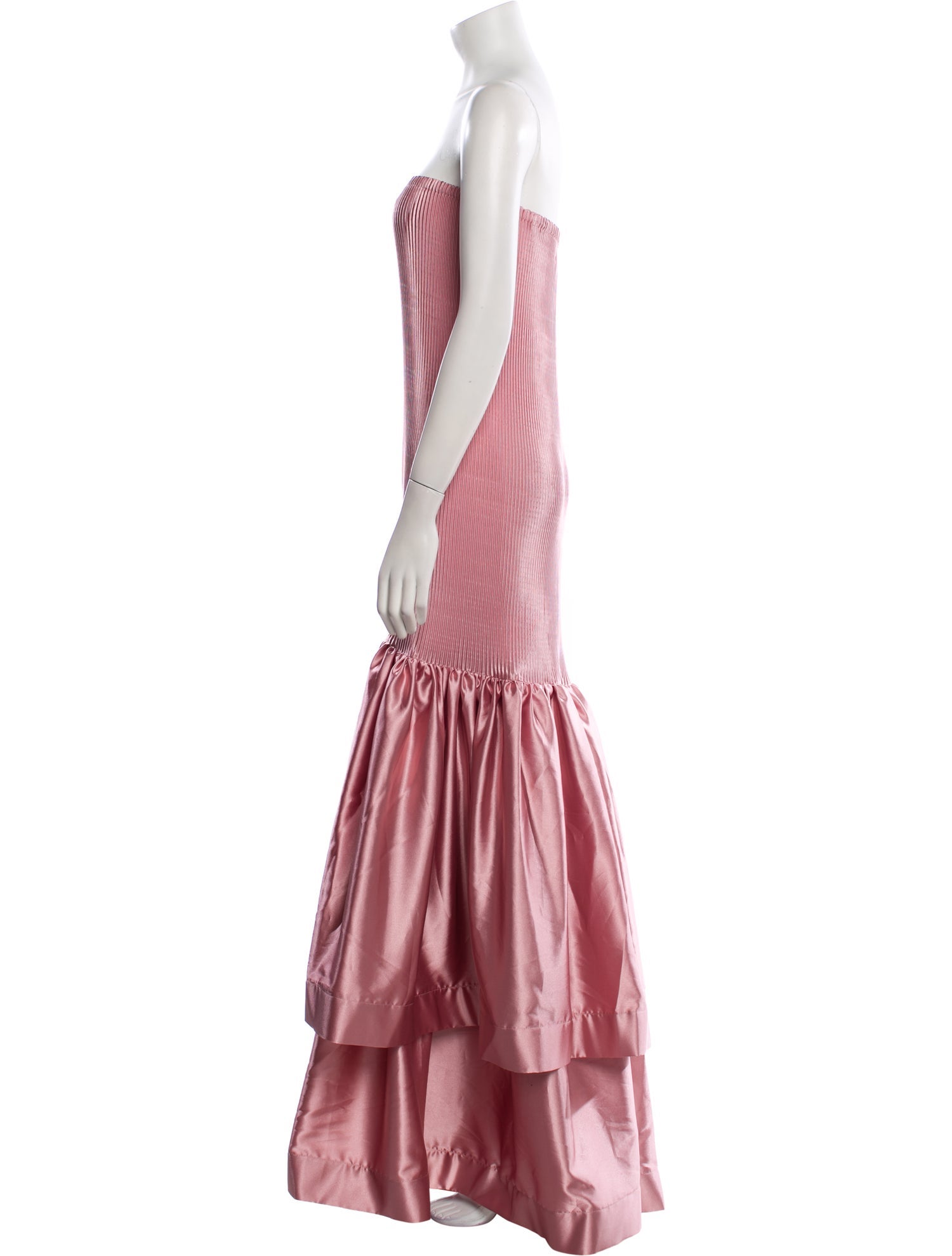 L'IDEE Strapless Midi Length Dress w/ Tags