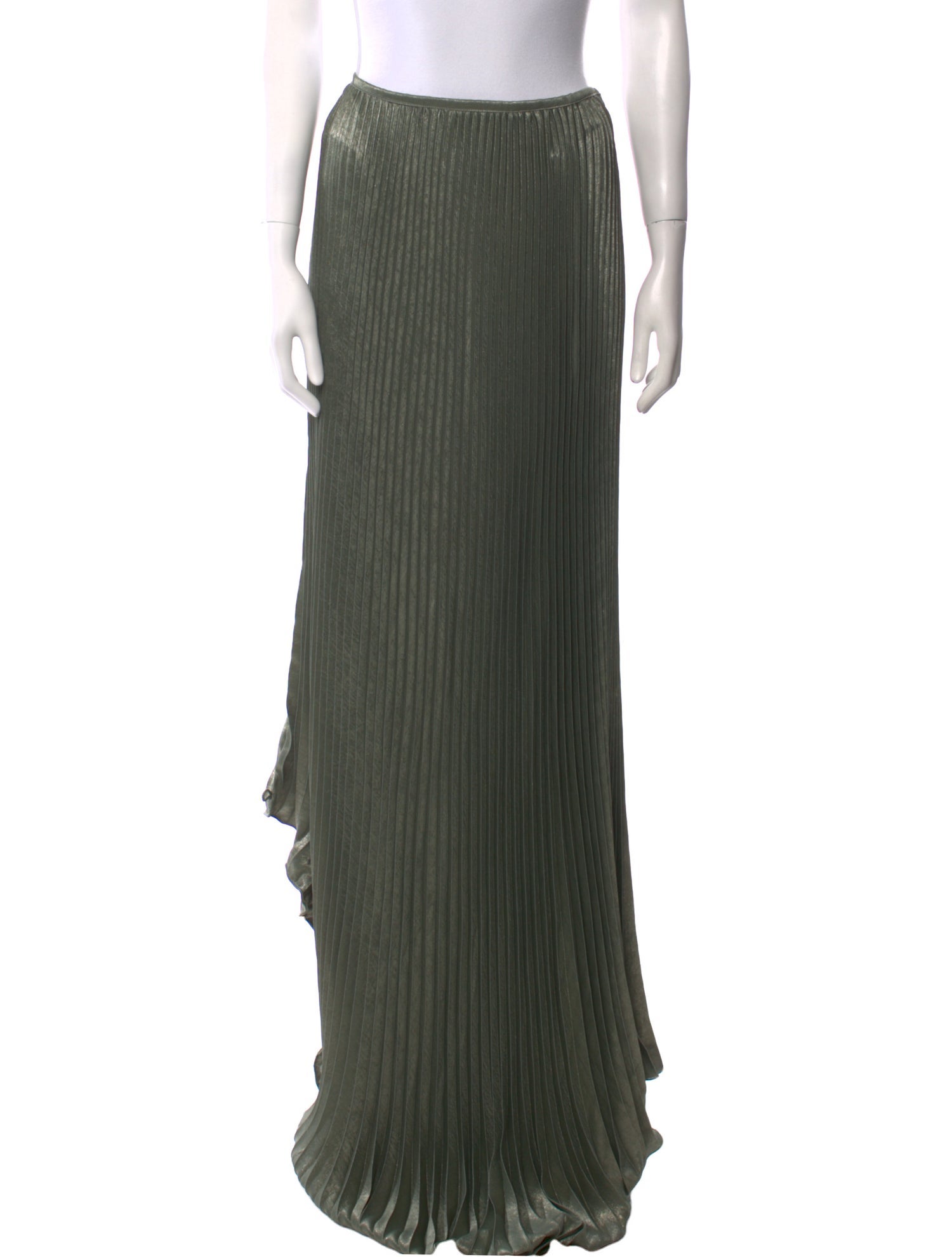 L'IDEE Pleated Accents Long Skirt w/ Tags