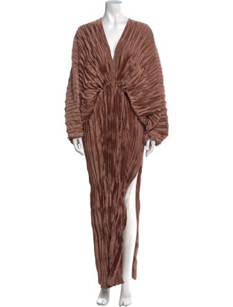 L'IDEE V-Neck Long Dress