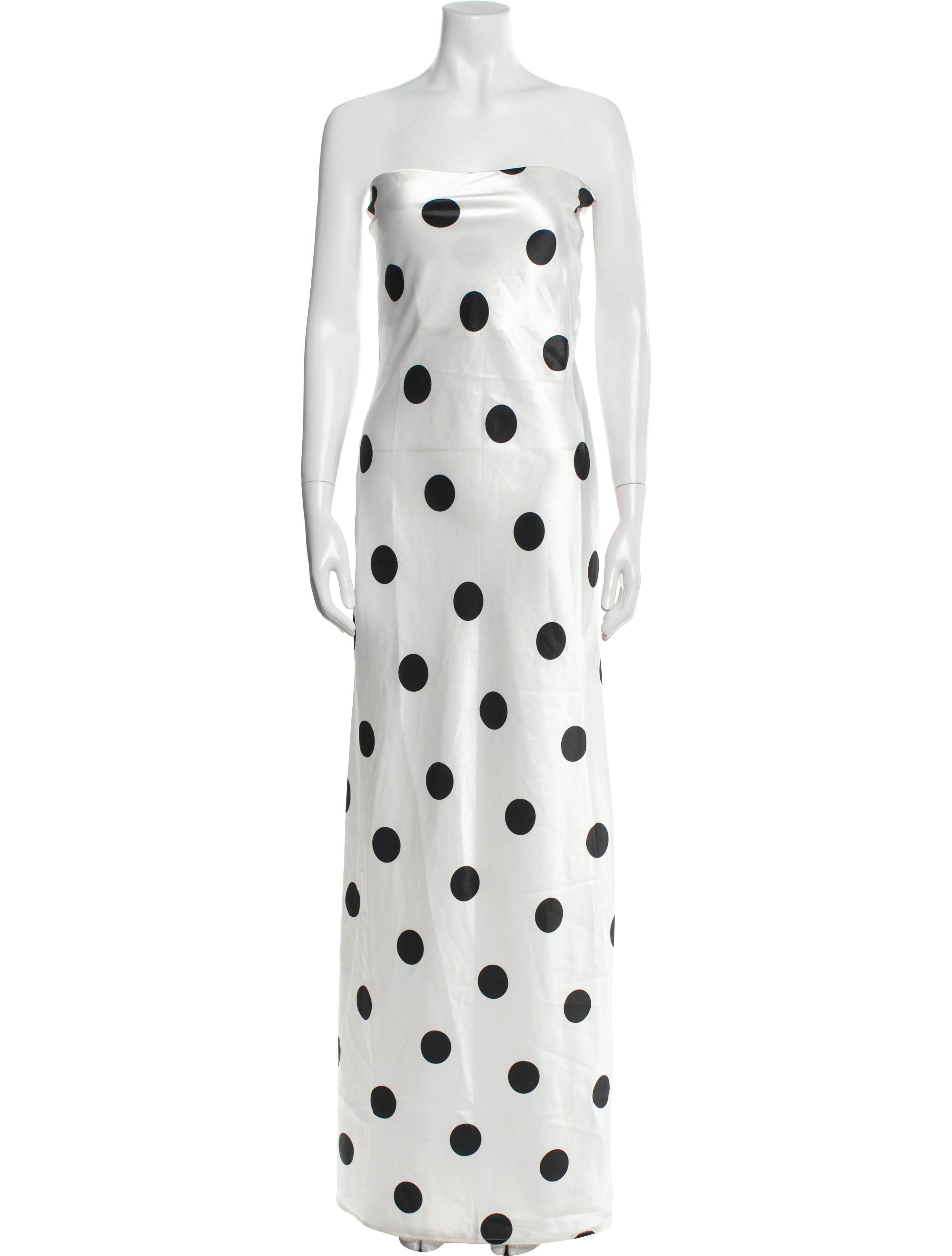 L'IDEE Polka Dot Print Long Dress w/ Tags