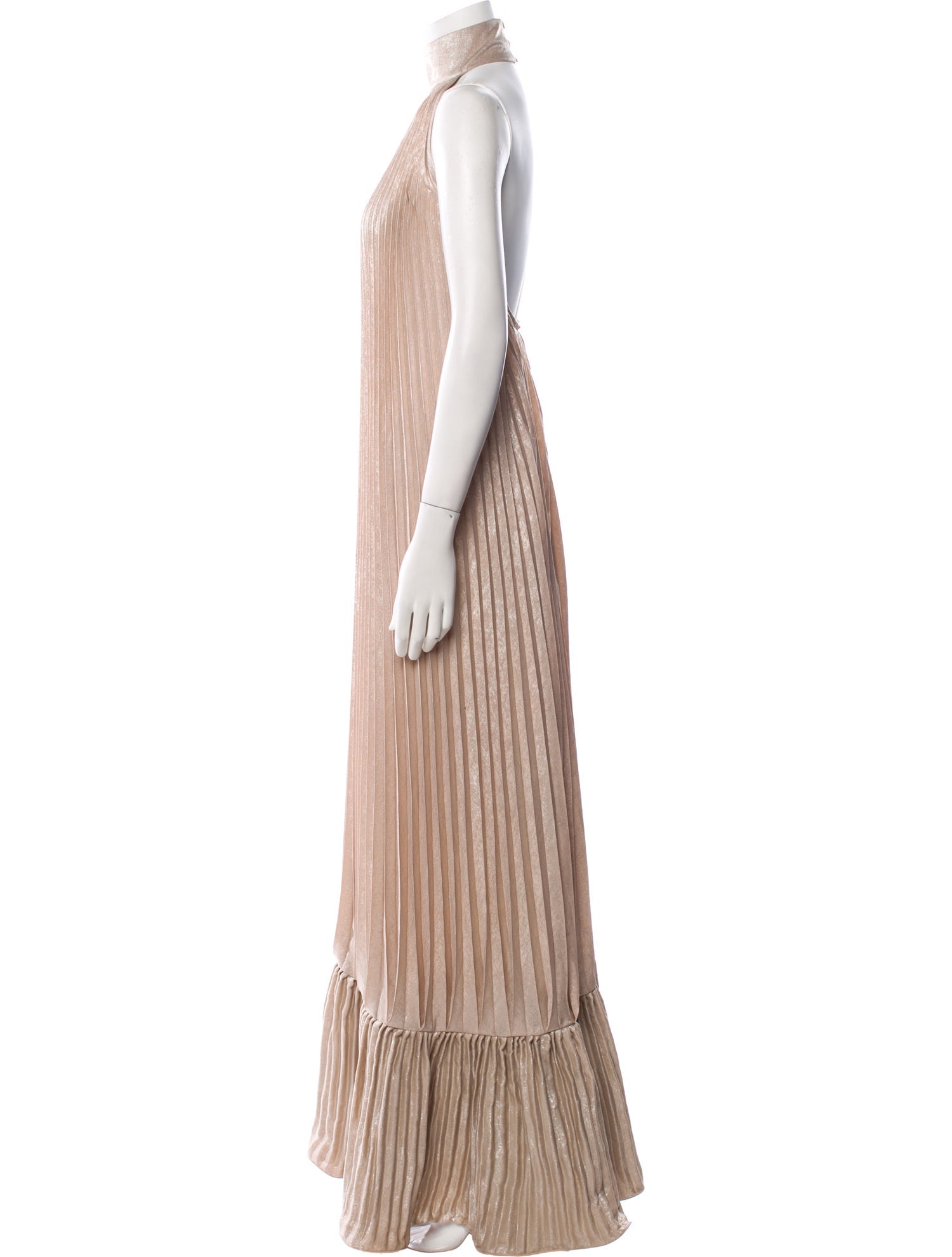 L'IDEE Halterneck Long Dress w/ Tags