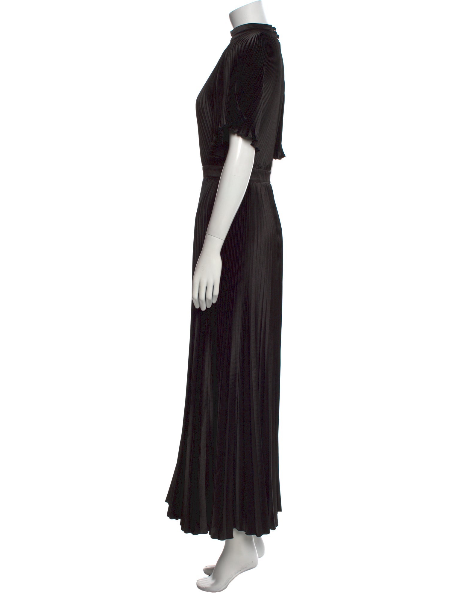 L'IDEE Mock Neck Long Dress