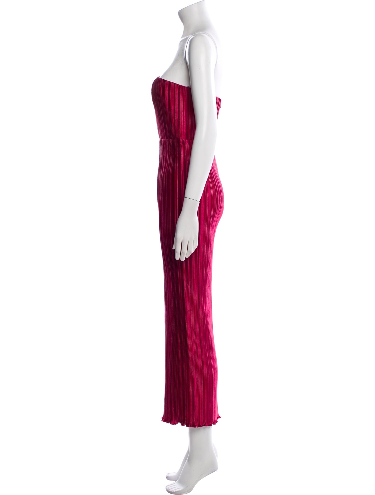 L'IDEE Strapless Midi Length Dress