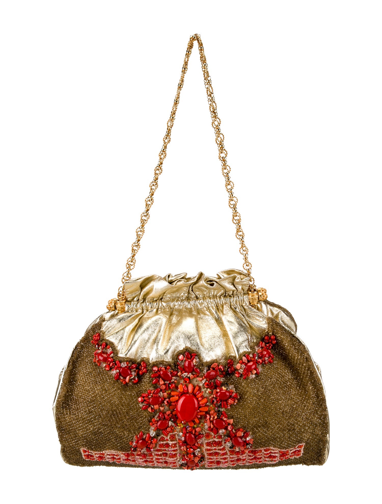 Larisa Barrera Leather Shoulder Bag