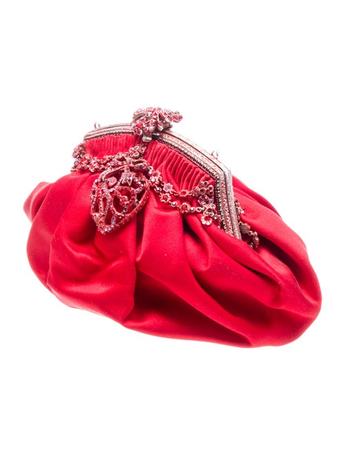 Larisa Barrera Satin Evening Bag