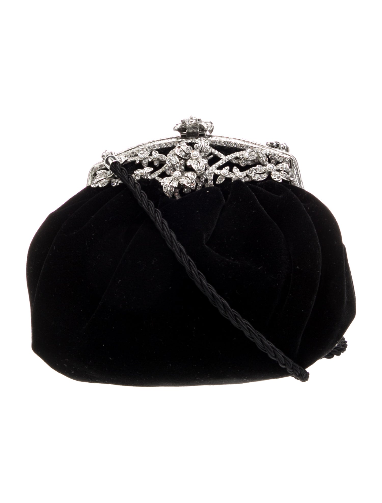 Larisa Barrera Velvet Evening Bag