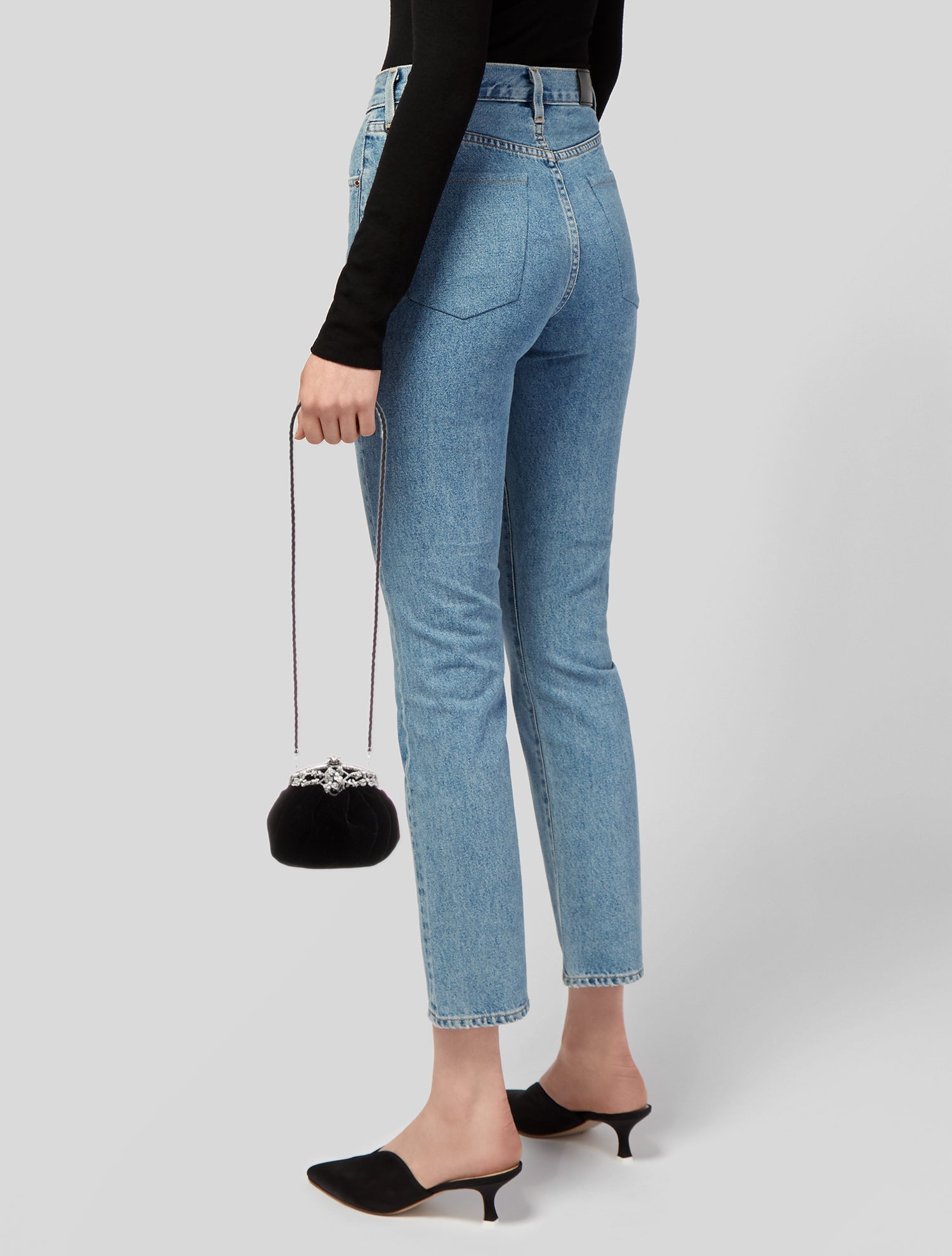 Larisa Barrera Velvet Evening Bag