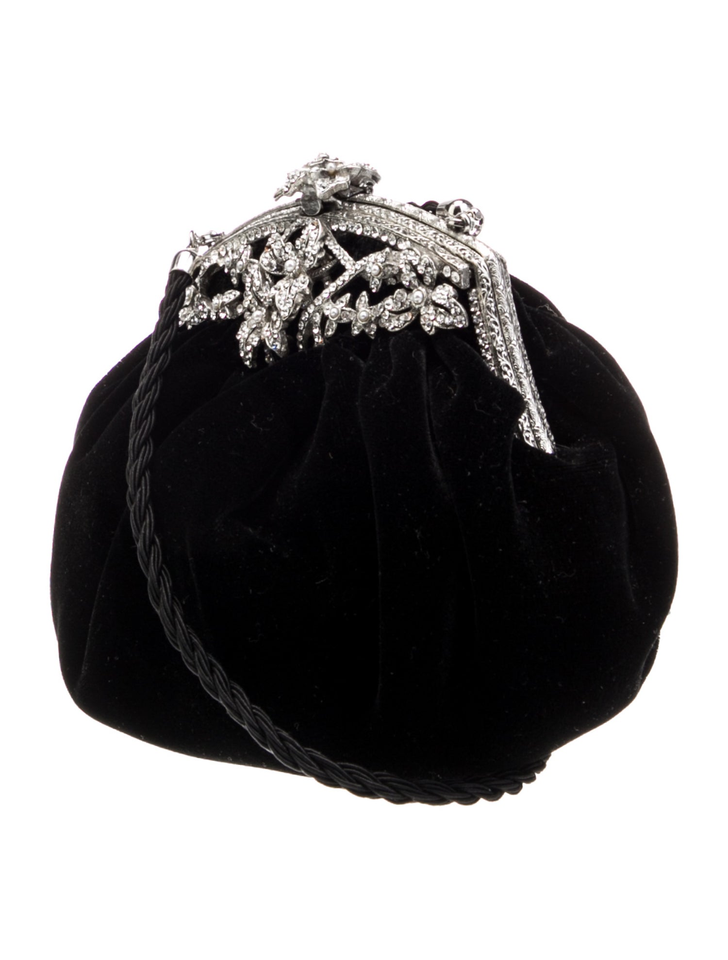 Larisa Barrera Velvet Evening Bag