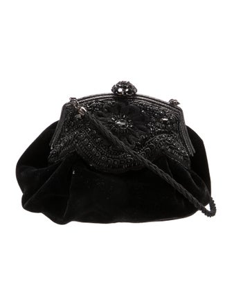 Larisa Barrera Velvet Evening Bag