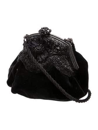Larisa Barrera Velvet Evening Bag