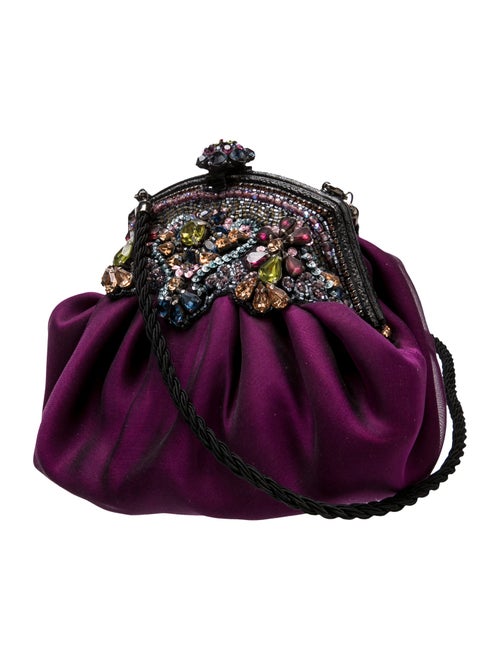 Larisa Barrera Satin Evening Bag