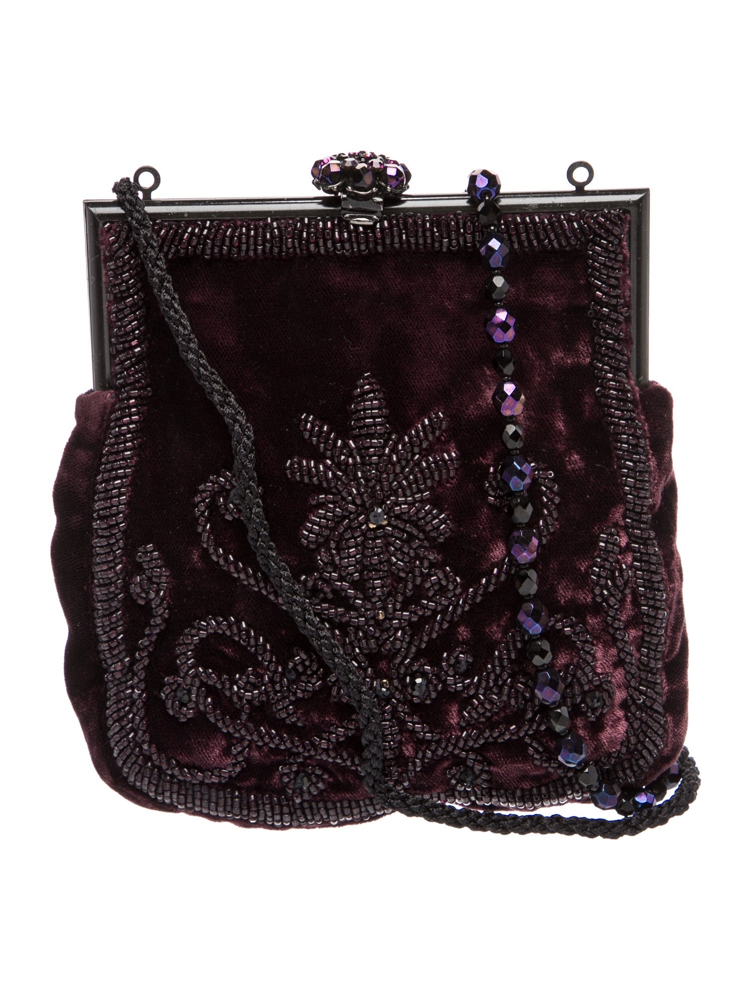Larisa Barrera Velvet Minaudière