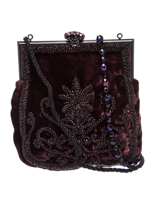 Larisa Barrera Velvet Minaudière