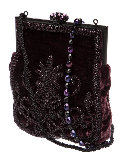 Larisa Barrera Velvet Minaudière