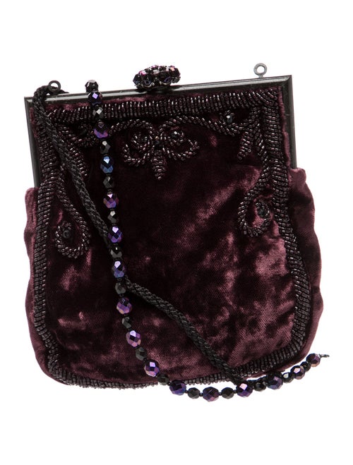 Larisa Barrera Velvet Minaudière