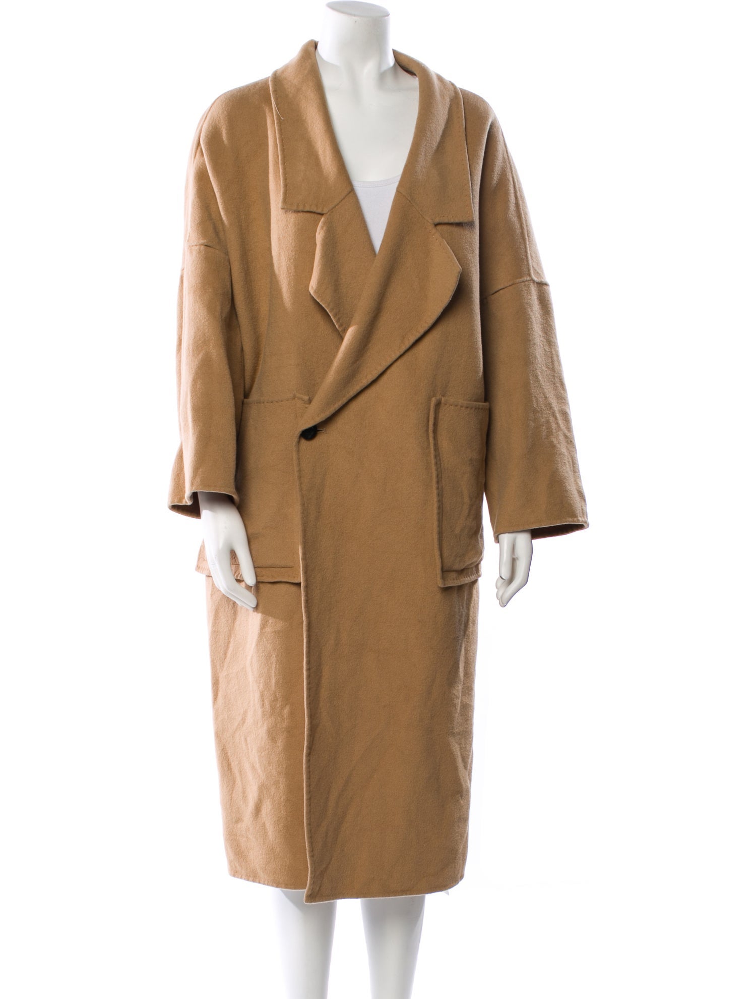 Lattelier Wool Faux Fur Coat