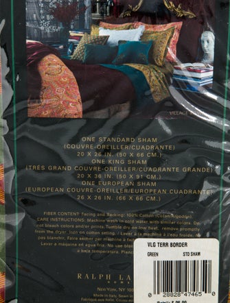 Lauren Ralph Lauren Village Mews Standard Sham w/ Tags